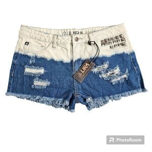 Lira Size 7 Denim Shorts Two Tones